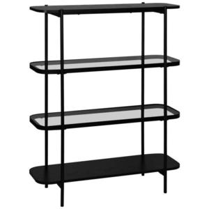 Xora REGÁL, sivá, čierna, železo, 90/120/34 cm vyobraziť