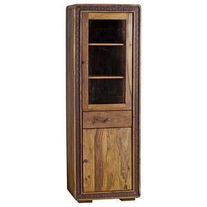 Landscape VITRÍNA, akácia, farba indického palisandra, medená, 60/175/40 cm vyobraziť