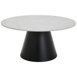 MID.YOU KONFERENČNÝ STOLÍK, čierna, svetlosivá, kov, keramika, 80/80/39 cm vyobraziť