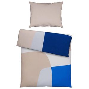 S. Oliver POSTEĽNÁ BIELIZEŇ, satén, modrá, prírodná farba, béžová, 140/200 cm vyobraziť