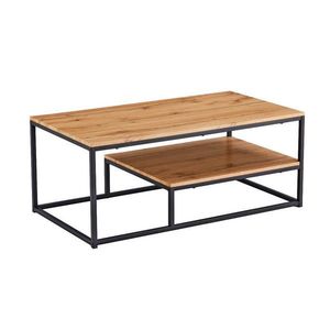 Ti'me KONFERENČNÝ STOLÍK, čierna, farba duba, kov, kompozitné drevo, 110/45/60 cm vyobraziť