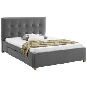 Carryhome ČALÚNENÁ POSTEĽ, 160/200 cm, sivá vyobraziť