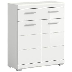 MID.YOU SPODNÁ SKRINKA, biela s vysokým leskom, biela s vysokým leskom, 74/88/31 cm vyobraziť