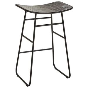 Carryhome BAROVÁ STOLIČKA, čierna, tmavohnedá vyobraziť