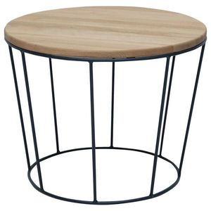 Boxxx PRÍRUČNÝ STOLÍK, divoký dub, čierna, divoký dub vyobraziť