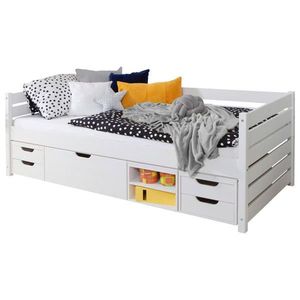 MID.YOU POSTEĽ S ÚLOŽNÝM PRIESTOROM, 90/200 cm, biela vyobraziť