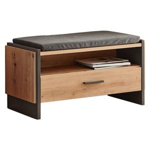 Hom`in LAVICA DO PREDSIENE, sivá, dub artisan, 87, 1/47, 9/41, 3 cm vyobraziť