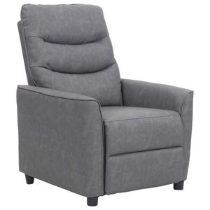 MID.YOU TV KRESLO, textil, sivá vyobraziť