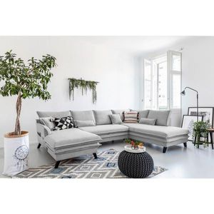 P & B SEDACIA SÚPRAVA, textil, svetlosivá vyobraziť