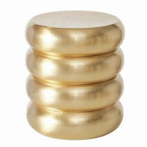 PRÍRUČNÝ STOLÍK, zlatá vyobraziť