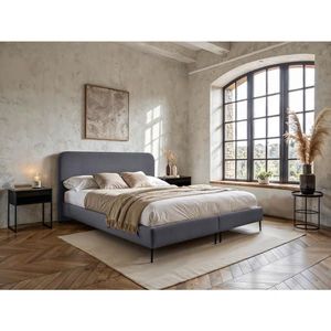 MID.YOU BOXSPRINGOVÁ POSTEĽ, 140/200 cm, sivá vyobraziť