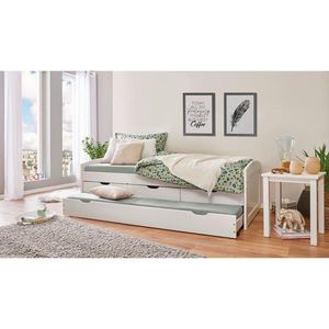 MID.YOU VÝSUVNÁ POSTEĽ, 90/190 cm biela vyobraziť