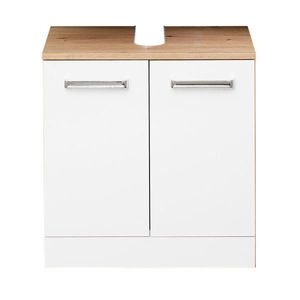 Xora SKRINKA POD UMÝVADLO, biela, dub artisan, 55/56/33 cm vyobraziť