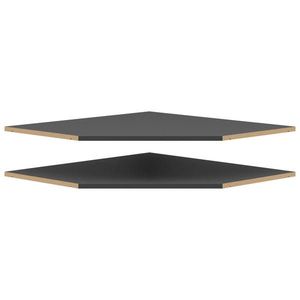 Carryhome ROHOVÁ POLICA, grafitová, 96/1, 5/74 cm vyobraziť