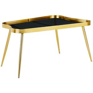 Livetastic KONFERENČNÝ STOLÍK, mosadzná, kov, 90/50/48 cm vyobraziť