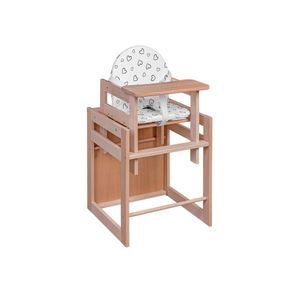 My Baby Lou DETSKÁ JEDÁL. STOLIČKA 2 V 1, buk, prírodná farba vyobraziť