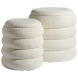 MID.YOU TABURETKA „PUFF“, 35x38/38x44 cm vyobraziť