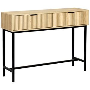 MID.YOU KONZOLOVÝ STOLÍK, prírodná farba, čierna, 100/74, 5/30 cm vyobraziť