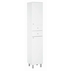 Xora VYSOKÁ SKRINKA, biela, biela, 35/186/33 cm vyobraziť