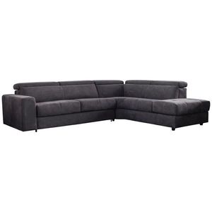 Novel ROHOVÁ SEDACIA SÚPRAVA, textil, antracitová vyobraziť