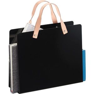 Xora STOJAN NA NOVINY, čierna, mosadzná vyobraziť