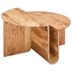 Livetastic KONFERENČNÝ STOLÍK, farba akácie, drevo, 80/40/80 cm vyobraziť