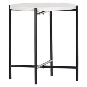 Boxxx PRÍRUČNÝ STOLÍK, čierna, biela vyobraziť
