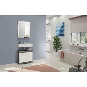 MID.YOU KÚPEĽŇA biela s vysokým leskom vyobraziť