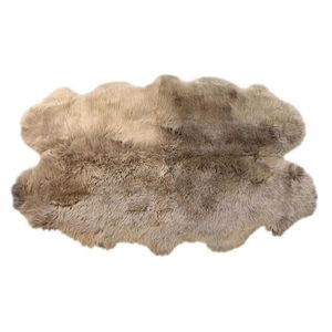 OVČIA KOŽUŠINA, 105/180 cm, platinová vyobraziť