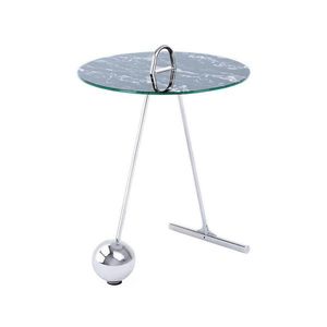 Kayoom PRÍRUČNÝ STOLÍK, čierna, strieborná vyobraziť