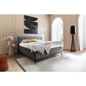 MID.YOU ČALÚNENÁ POSTEĽ, 180/200 cm, sivá vyobraziť