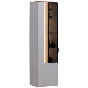 Dieter Knoll ZÁVESNÁ VITRÍNA, farba duba, svetlosivá, 45, 6/164, 6/36 cm vyobraziť