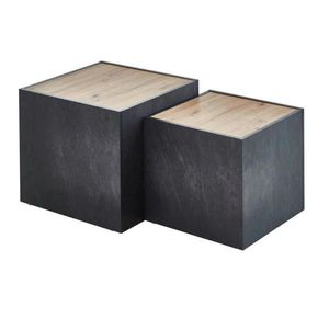 MID.YOU KONFERENČNÝ STOLÍK, bridlicová, dub artisan, kompozitné drevo, 50 / 43/40 / 35/50 / 43 cm vyobraziť