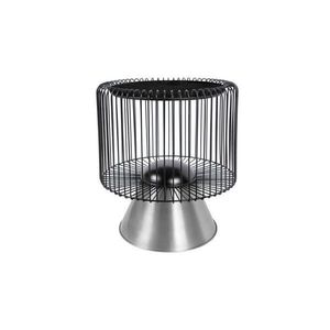 Kayoom PRÍRUČNÝ STOLÍK, čierna, strieborná vyobraziť