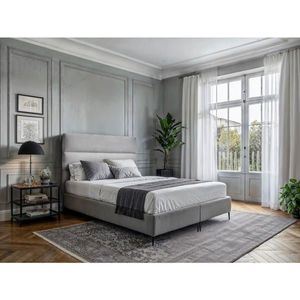 MID.YOU BOXSPRINGOVÁ POSTEĽ, 140/200 cm, svetlosivá vyobraziť