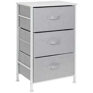 PBJ KOMODA, sivá, biela, 45/71.5/30 cm vyobraziť