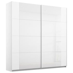 Rauch Möbel ŠAT. SKRIŇA S POSUV. DVERAMI, biela, biela s vysokým leskom, 181/210/62 cm vyobraziť