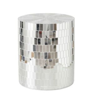 PRÍRUČNÝ STOLÍK, strieborná vyobraziť