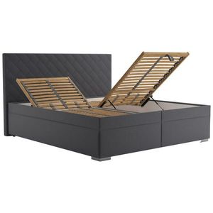 Blanar ČALÚNENÁ POSTEĽ, antracitová vyobraziť