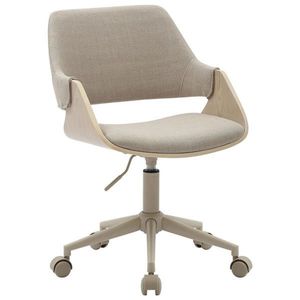 MID.YOU OTOČNÁ STOLIČKA, vzhľad ľanu, prírodná farba, béžová vyobraziť