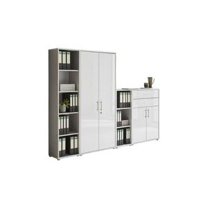 MID.YOU SKRINKA NA DOKUMENTY, sivá, biela s vysokým leskom, 257/185, 6/33 cm vyobraziť