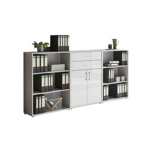 MID.YOU SKRINKA NA DOKUMENTY, sivá, biela s vysokým leskom, 253, 2/113, 6/33 cm vyobraziť