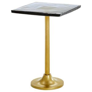 Ambia Home PRÍRUČNÝ STOLÍK, sivá, mosadzná vyobraziť