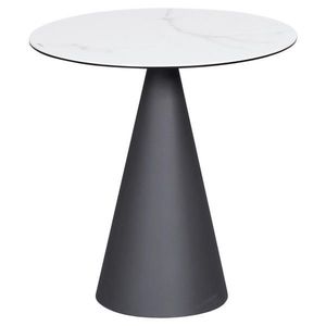 Dieter Knoll PRÍRUČNÝ STOLÍK, antracitová, biela vyobraziť