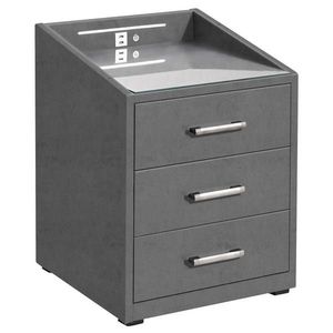 MID.YOU NOČNÝ STOLÍK, antracitová, 47/61/46 cm vyobraziť