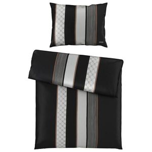 Joop! POSTEĽNÁ BIELIZEŇ, makosatén, čierna, biela, 140/200 cm vyobraziť