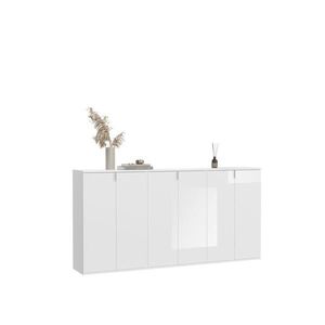 MID.YOU ŠIROKÁ KOMODA, biela s vysokým leskom, 183/99/34 cm vyobraziť