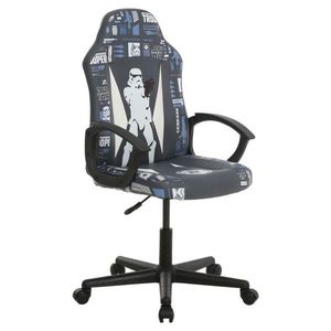 Star Wars HERNÁ STOLIČKA, vzhľad kože, sivá, čierna, biela, svetlomodrá vyobraziť
