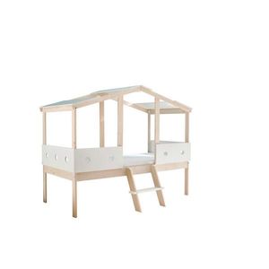 Xora DOMČEKOVÁ POSTEĽ, 90/200 cm biela, farba borovice vyobraziť