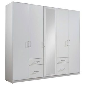 MID.YOU SKRIŇA S OTOČNÝMI DVERAMI, biela, 225/210/58 cm vyobraziť